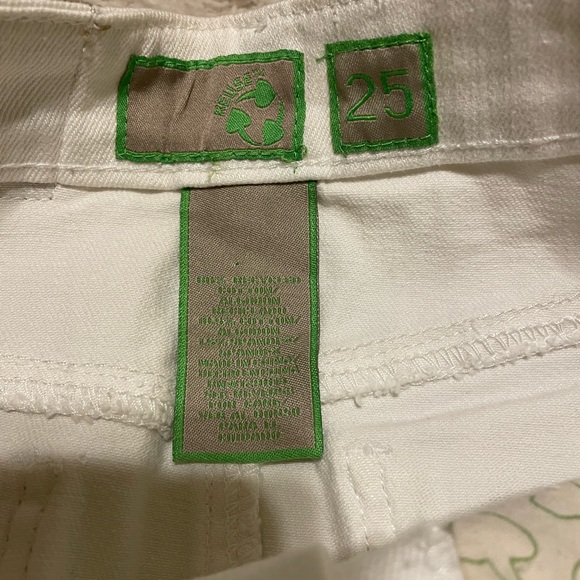 Reuse White Denim Mini Skirt - Picture 2 of 4